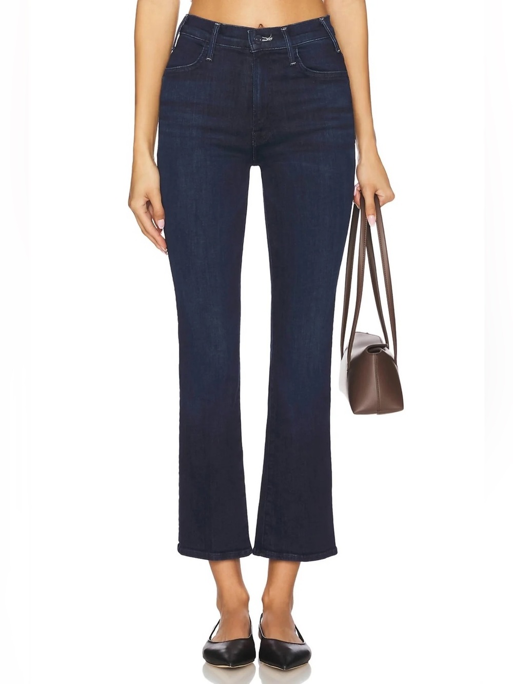 NEW Mother The Hustler Ankle Jeans Chip On My Shoulder Size 26